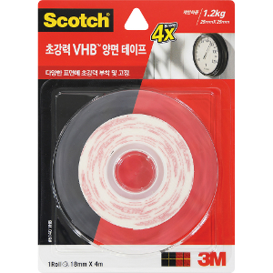 3M 스카치™ VHB 양면 테이프 5140 (18mmx4m)