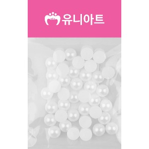 [유니네]1000 반쪽진주 원 10mm 흰색